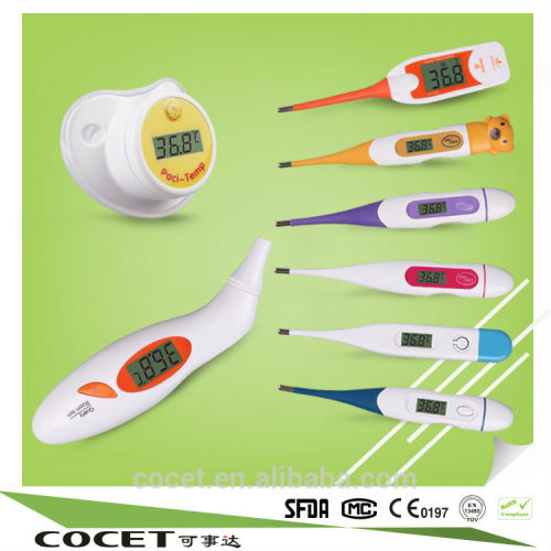 2015 Top manufacturer of rigid ,flexible soft tip digital thermometer, thermometer digital, digital thermometer specification