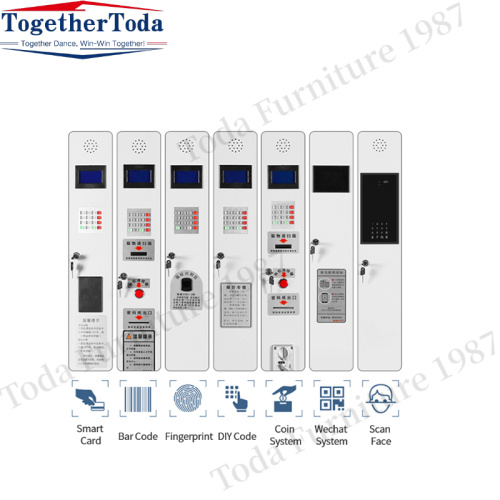 Intelligent security cabinet with electronic lock for school