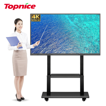 Topnice 98 Inches LCD Smart Board Interactive Whiteboard for Conference Room and Teaching Training