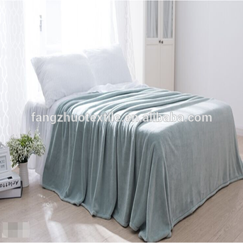 Großhandel einfarbige Weichkorallen Fleece Decke