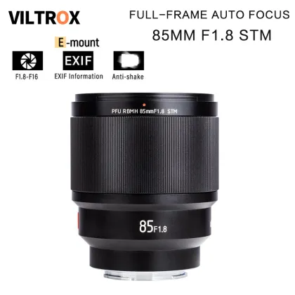 VILTROX 85mm f1.8 STM Auto Focus Lens for Sony E Mount Cameras