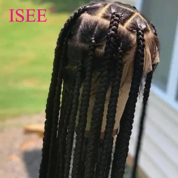 Wholesale Glueless Braid Wig Vendors,Full Lace Braided Wigs Human Hair For Women,Transparent Cornrow Braided Lace Front Wig