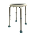 Round rotatable aluminium bath stool for elderly