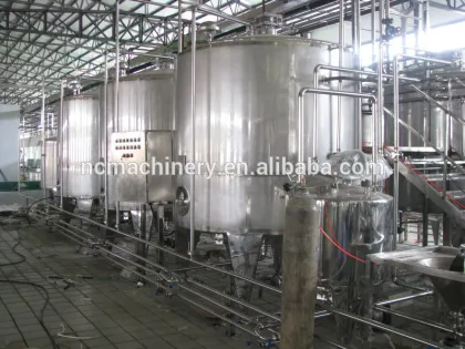 Fully automatic complete flavored yogurt processing equipment