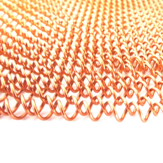 Custom Brass Aluminum Stainless Steel Decorative Wire Mesh Grills & Architectural Mesh