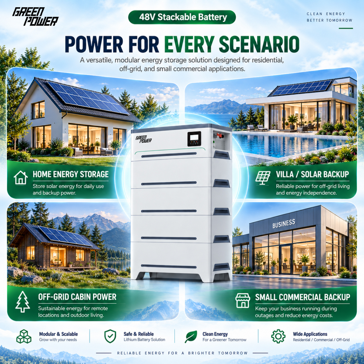 05-GP-stackable-lifepo4-battery-applications-residential-off-grid-backup