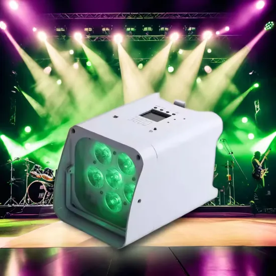 LED PAR Uplight Backdrop for Dance Tracks and Wedding Events