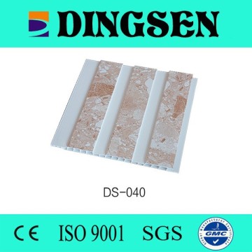 dark wood color of pvc ceiling panel for Mozambique