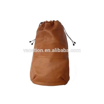 brown leather girls' sling backpacks