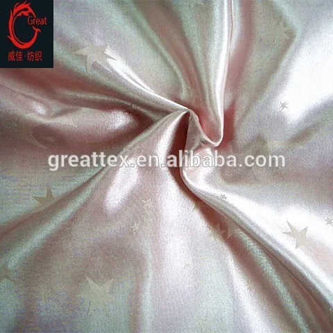 poly jacquard satin fabric