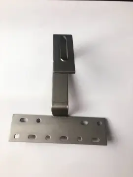 Stainless fixed hooks on tile rooftops