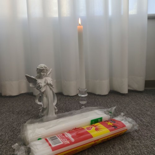 Fluted Candle White Making Church Dinner South Africa