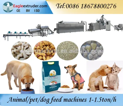 Jinan eagle dog food machine/Automatic pet feeding machinery/animal food plants 0086 18678800276