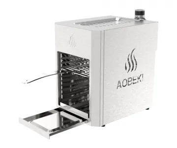 Single Burner Stainless Steel Beef Maker