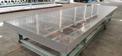 Acrylic container pool with acrylic board