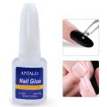 10g Fast Drying Nail Glue With Brush Adhesive Acrylic Art False Tips 3D Decoration Glue Nail Rhinestone Nail Care Tools TSLM2