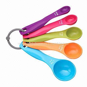 Plastic Measuring Spoons, Made of ABS