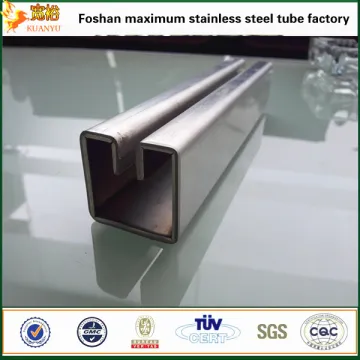 Astm a269 tp304 specialty shaped stainless steel tubing for stainless steel windows