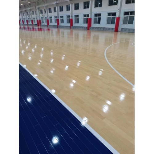 Single Keel Maple Wooden Floor for Basketball Court