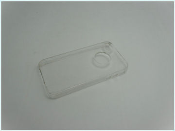 Transparent Plastic Cell Phone Cases Non-slip For Iphone 4 / 4s