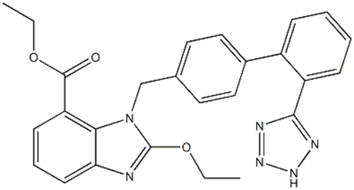 Ethyl -2-ethoxy-1-[[(2-(1Htetrazol-5-yl)biphenyl-4-yl-) methyl] CAS 139481-58-6