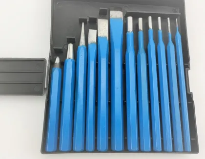 Professional 12 Pcs Hand Tool Drive Punch Set & Chisel Punch Set
