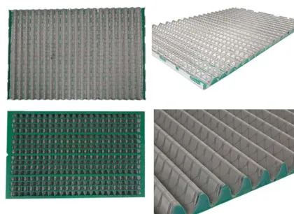 Wave shale shaker screen