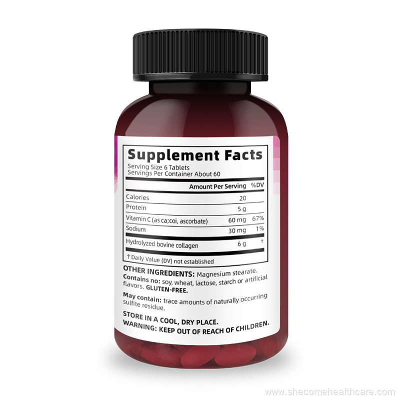 collagen Includes Antioxidants hydrolyzed collagen tablets
