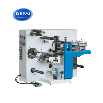 Servo Controlled Roll Self-Adhesive Label Slitting and Die Cutting Machine with Turret
