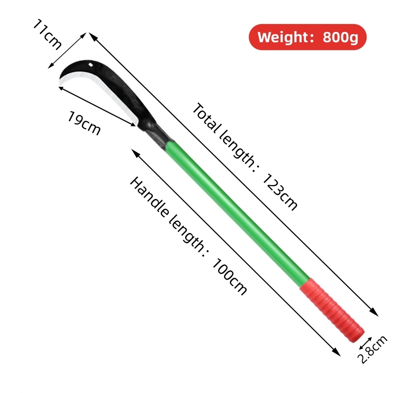 High quality outdoor farming tools sickle branch pruning sickle with long handle