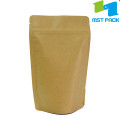 Eco Friendly kraft paper Snack zipper Pouches