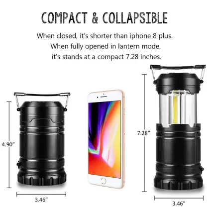 IHUA Portable Collapsible Folding Camping Lantern
