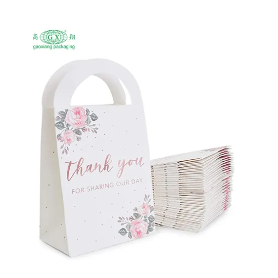 Custom High Grade Thank You Gift Packaging: Wedding Paper Bags