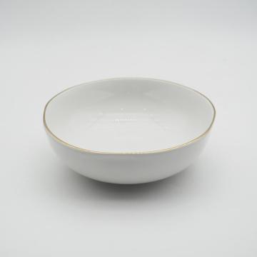 Ceramique de table de forme irrégulière, jeu de dîner en porcelaine fin chinois, jeu de dîner en porcelaine de luxe