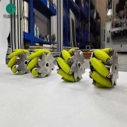 Omnidirectional Industrial AGV with Mecanum Wheels
