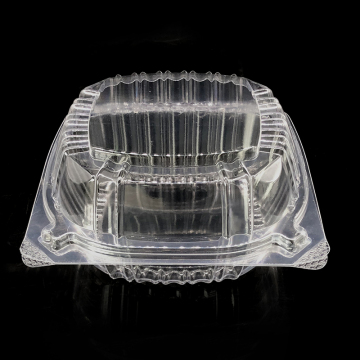 Modern Eco-Friendly Plastic Clamshell Food Packaging - 152*144*80mm
