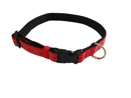 Custom brand label classic printed pattern dog collar