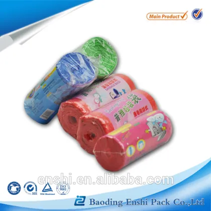 Customize Any Size LLDPE Colored Plastic Garbage Bag Trash Bag                        
                                                Quality Choice
