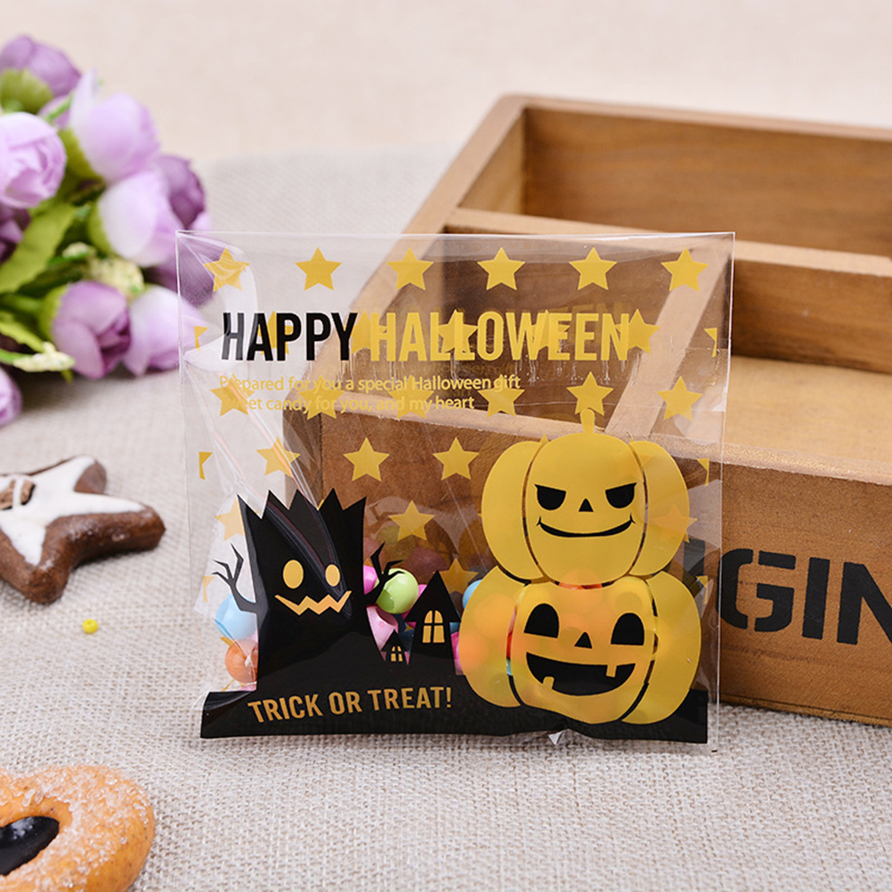 Plastic Halloween Candy Bags