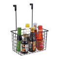 Cuisine Metal fil sur la porte de l'armoire Panier d'organisateur Condiment Panier de caddy