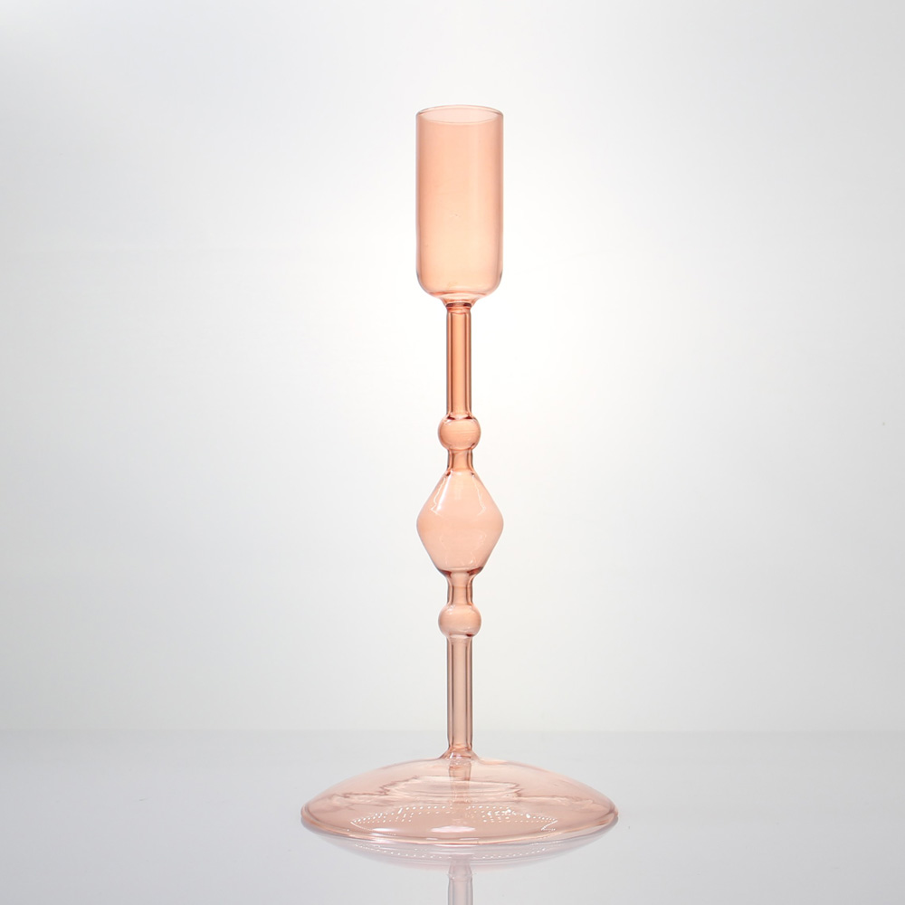 Luxury Glass Candlestick Holder