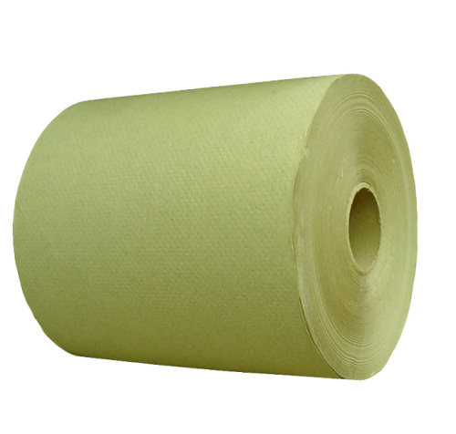 Brown Hardwound Roll Paper Paper 7.87 &#39;&#39; x 1000 &#39;