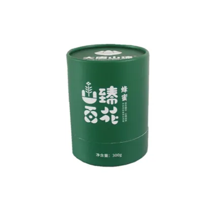Food Grade Kraft Honey Tube Packaging Paper Tube for Health Supplement Jars