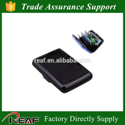 Aluminum Material card guard secure aluminum wallet card wallet