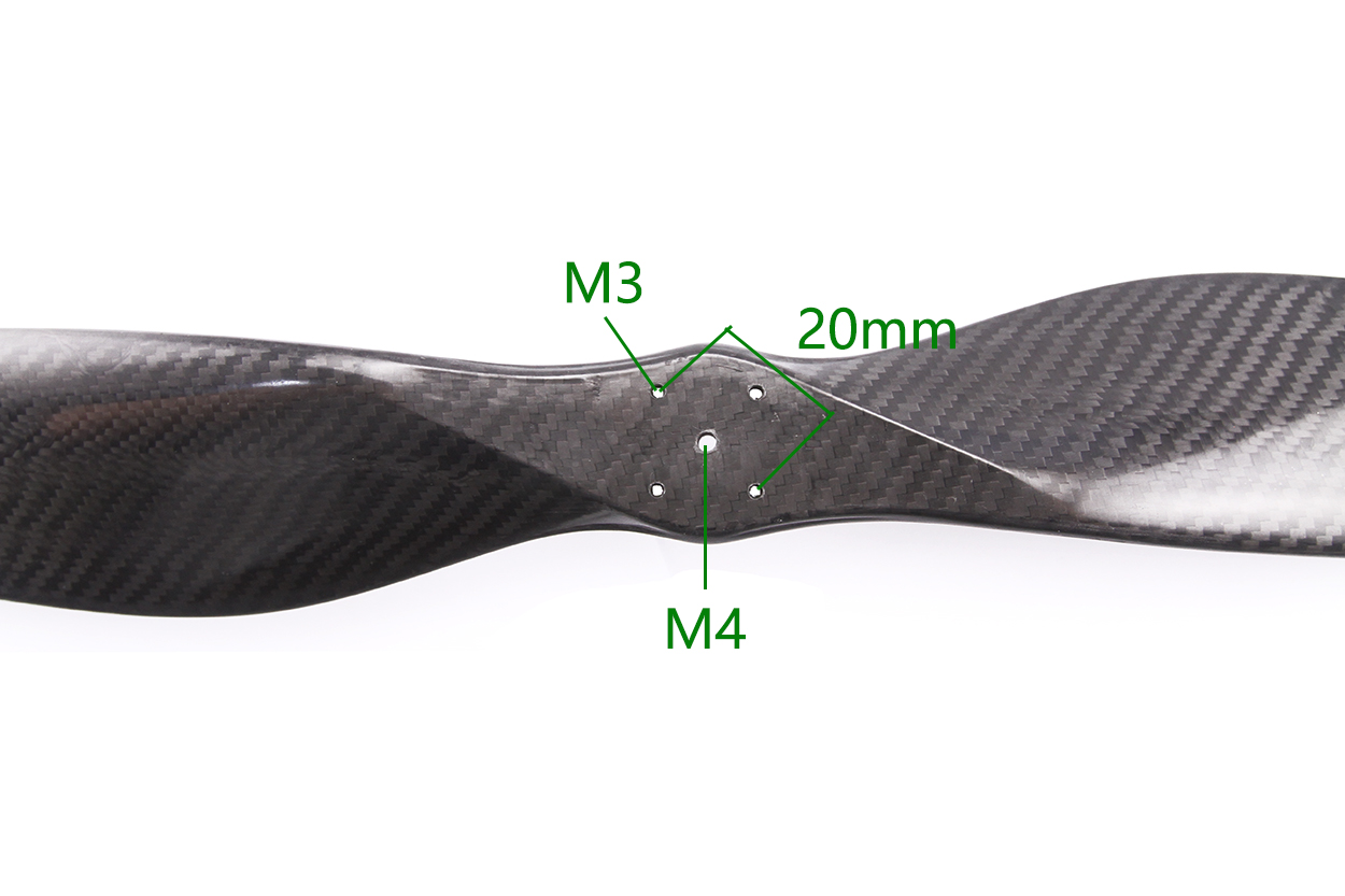 2480 Carbon Fiber Propeller multi copter Propeller for drone UAV DIY