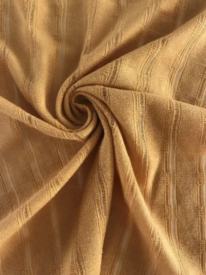 Custom Drop Needle Striped Jacquard Knit Fabric