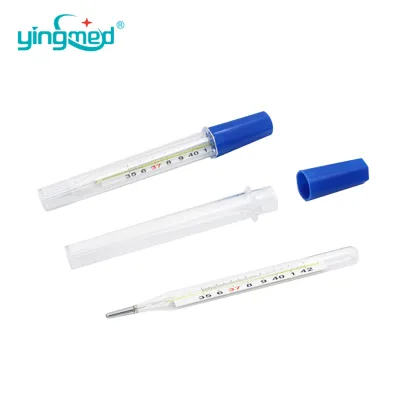 Medical Glass Clinical Mercury Thermometer