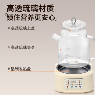 Quiet Glass Health Infusion Pot