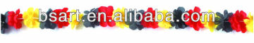 Germany flag color artificial flower garland