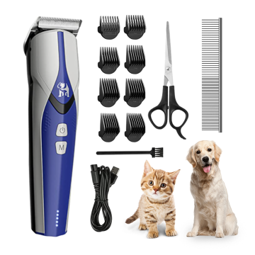Easto Low Noise Pet Haircut Electric Clippers Kit for Dogs and Cats